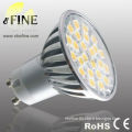 LED spot GU10 SMD 5050 24pcs 4.5W daylight aluminum body